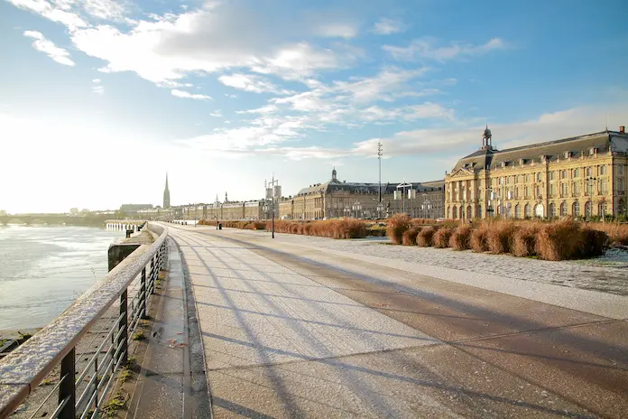 Parcours running sur les quais de Bordeaux